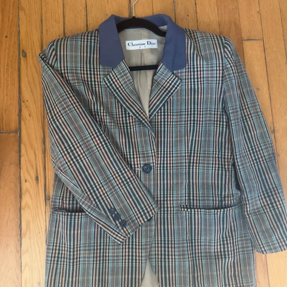 Plaid Vintage Christian Dior Sports Blazer from Japan *Barely Worn Size Medium